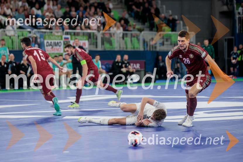 UEFA Futsal Euro 2026: potekala tekma med Slovenijo in Belorusijo