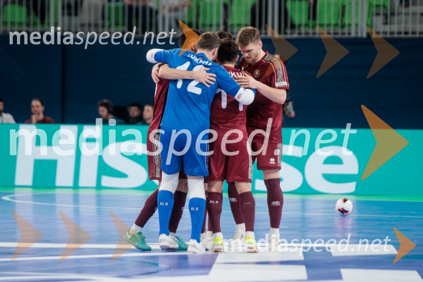 UEFA Futsal Euro 2026: potekala tekma med Slovenijo in Belorusijo