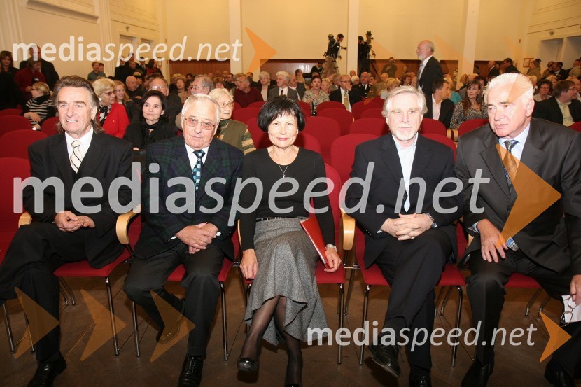 Valter Pristovnik, predsednik športnega društva Invalid Maribor in ŽNTK Finea Maribor ter prejemnik bronastega grba mesta Maribor, prim. prof. dr. Elko Borko, zdravnik ter prejemnik srebrnega grba mesta Maribor, ..., mag. Franci Pivec, predsednik Zveze kulturnih društev Maribor in svetovalec direktorja na Inštitutu informacijskih znanosti Maribor ter prejemnik zlatega grba mesta Maribor in Karl Midlil, predsednik Komisije mestnega sveta Mestne občine Maribor za priznanje in nagradePodelitev priznanj Mestne občine Maribor za leto 2009 in razglasitev častnega občana