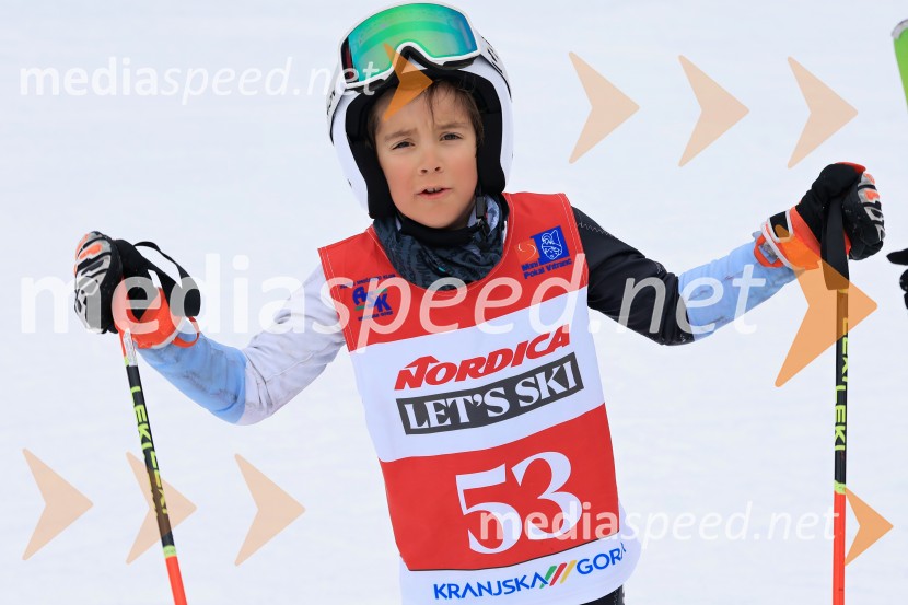 12. Mini pokal Vitranc, tekmovanje za otroke v smučanju