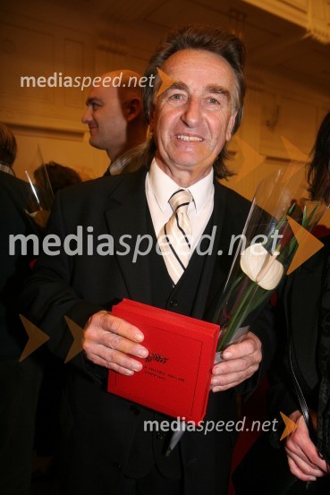 Valter Pristovnik, predsednik športnega društva Invalid Maribor in ŽNTK Finea Maribor ter prejemnik bronastega grba mesta MariborPodelitev priznanj Mestne občine Maribor za leto 2009 in razglasitev častnega občana