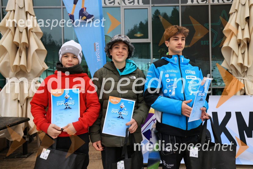 VN ARGETA  DP v slalomu U14 in U 16, podelitev nagrad najboljšim