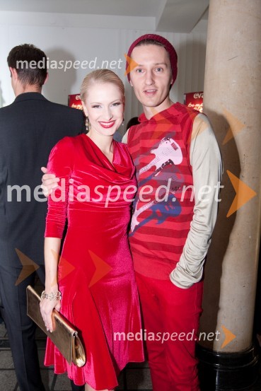 Maja Ferme, modna oblikovalka in njen fant IgorFemme Fatale 2009