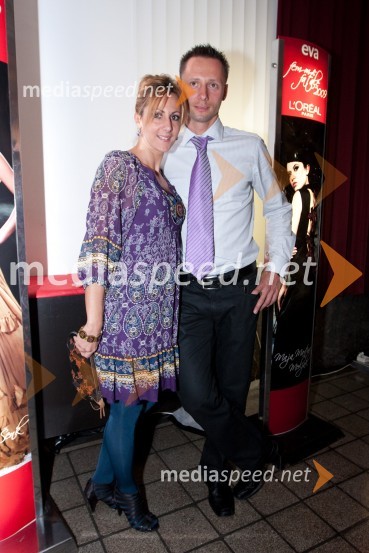 	Alenka Bikar, nekdanja atletinja in njen življenjski sopotnik MarjanFemme Fatale 2009