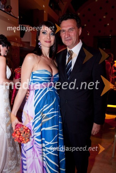 Milan M. Cvikl, generalni sekretar vlade RS in njegova soproga Jerca Legan Cvikl, antropologinjaFemme Fatale 2009