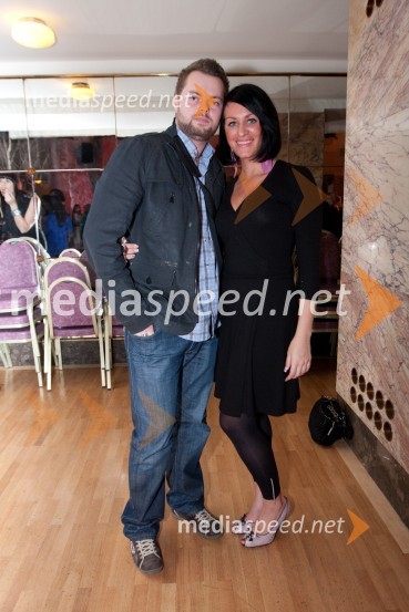 Vladimir Druškovič-Miro, fotograf in oblikovalec in Maja Peterka, radio Zeleni valFemme Fatale 2009