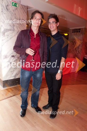 Domen Valič, igralec in Denis Škerget, igralecFemme Fatale 2009