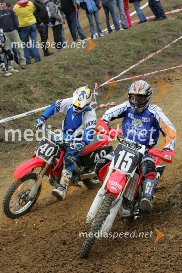 Rok Bekanovič (Rolum RT) in Aleksander Žafran (AMD Feroda)MOTOKROS, 1. dirka za DP, Prilipe pri Brežicah