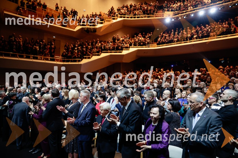 Proslava ob slovenskem kulturnem prazniku s podelitvijo Prešernovih nagrad in nagrad Prešernovega sklada