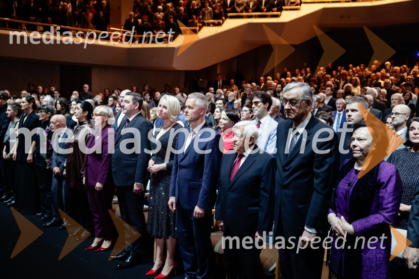 Proslava ob slovenskem kulturnem prazniku s podelitvijo Prešernovih nagrad in nagrad Prešernovega sklada
