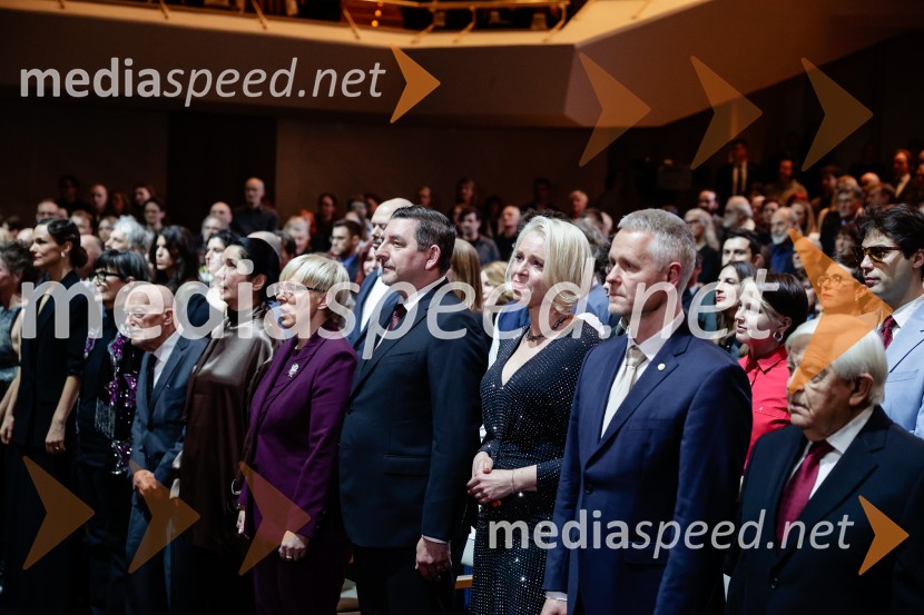 Proslava ob slovenskem kulturnem prazniku s podelitvijo Prešernovih nagrad in nagrad Prešernovega sklada