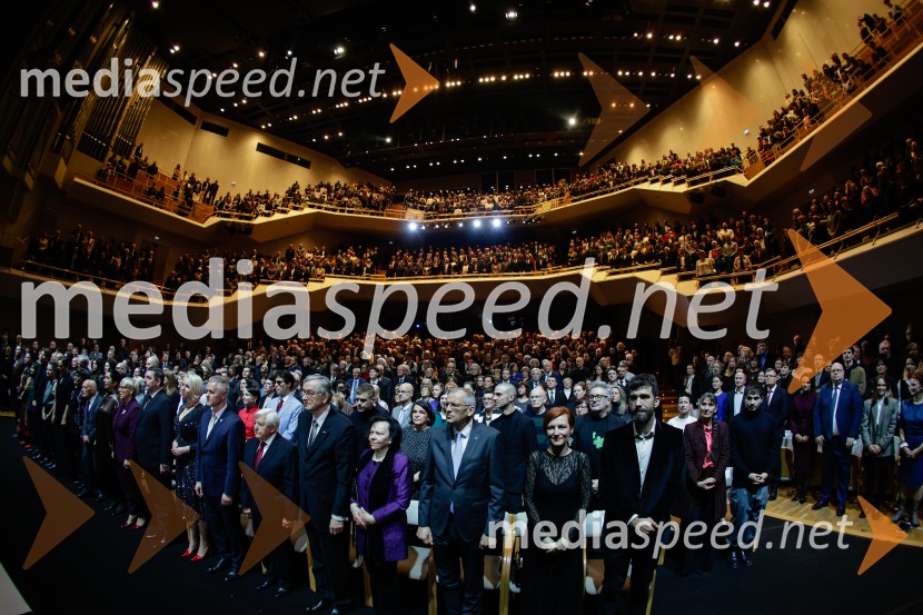 Proslava ob slovenskem kulturnem prazniku s podelitvijo Prešernovih nagrad in nagrad Prešernovega sklada