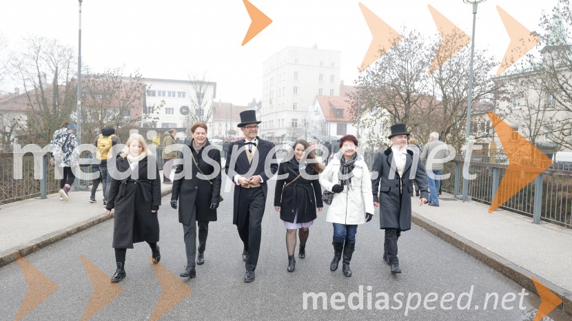 Prešernov smenj oživil Kranj v duhu 19. stoletja