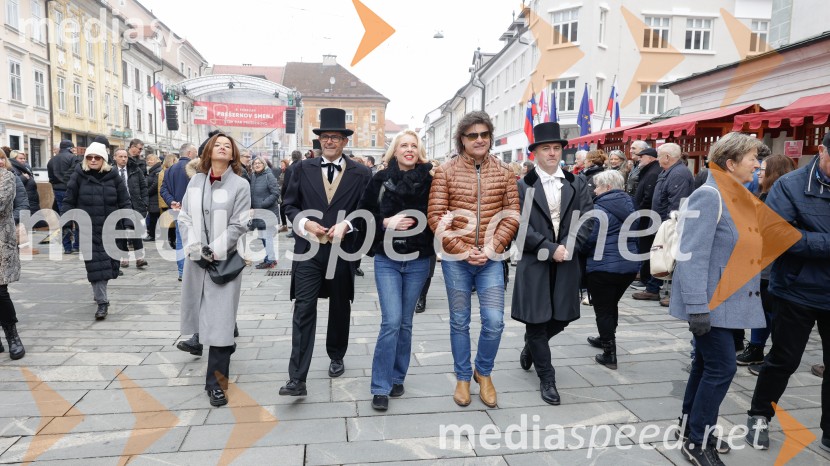 Prešernov smenj oživil Kranj v duhu 19. stoletja