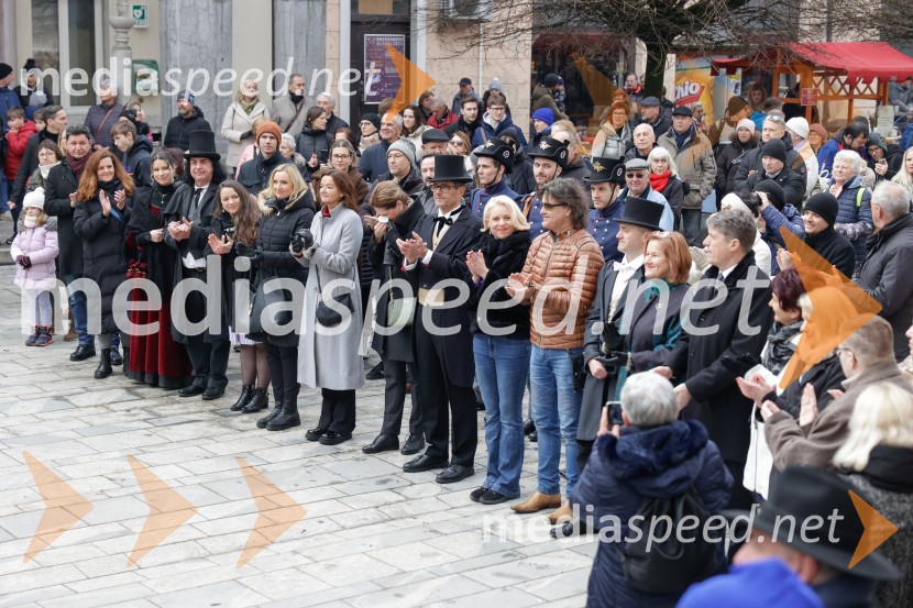Prešernov smenj oživil Kranj v duhu 19. stoletja