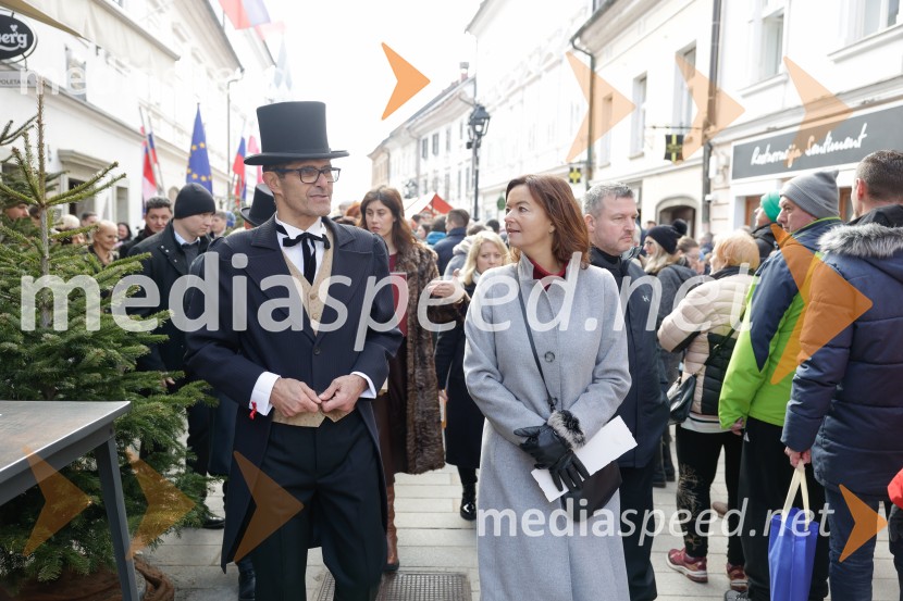 Prešernov smenj oživil Kranj v duhu 19. stoletja