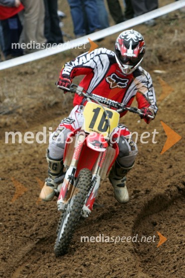 Matjaž Grušovnik (MTK Radenci)MOTOKROS, 1. dirka za DP, Prilipe pri Brežicah