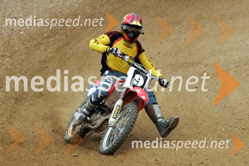 Dejan Piber (AMD Sitar Dunlop)MOTOKROS, 1. dirka za DP, Prilipe pri Brežicah