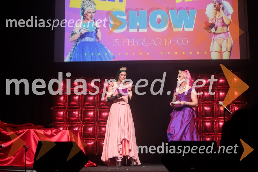 Molly & Jenna, Valentinov drag show, Festivalna dvorana Ljubljana