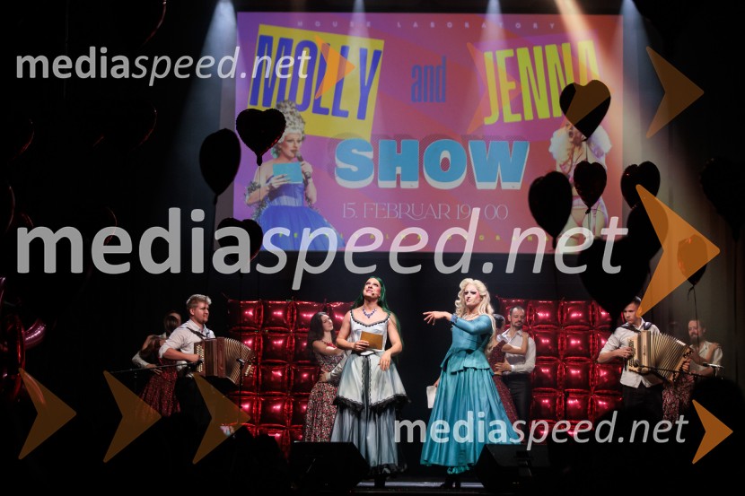 Molly & Jenna, Valentinov drag show, Festivalna dvorana Ljubljana