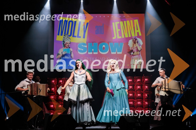 Molly & Jenna, Valentinov drag show, Festivalna dvorana Ljubljana