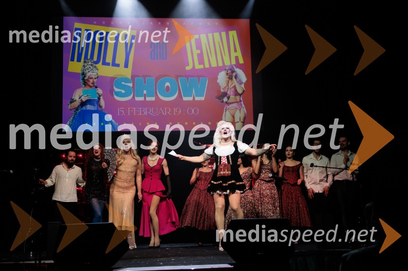 Molly & Jenna, Valentinov drag show, Festivalna dvorana Ljubljana