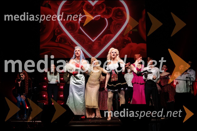 Molly & Jenna, Valentinov drag show, Festivalna dvorana Ljubljana