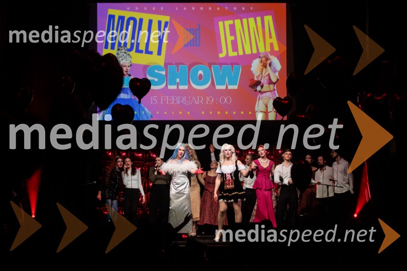 Molly & Jenna, Valentinov drag show, Festivalna dvorana Ljubljana
