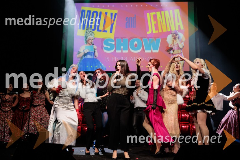 Molly & Jenna, Valentinov drag show, Festivalna dvorana Ljubljana