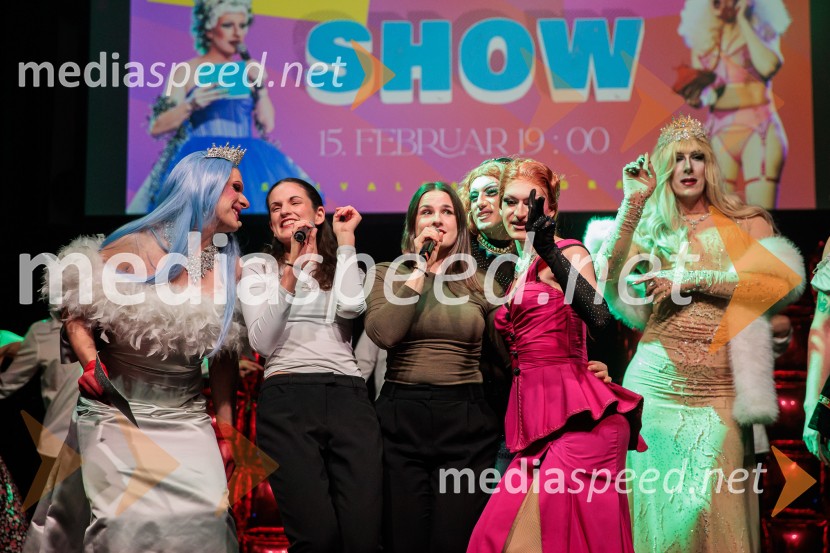 Molly & Jenna, Valentinov drag show, Festivalna dvorana Ljubljana