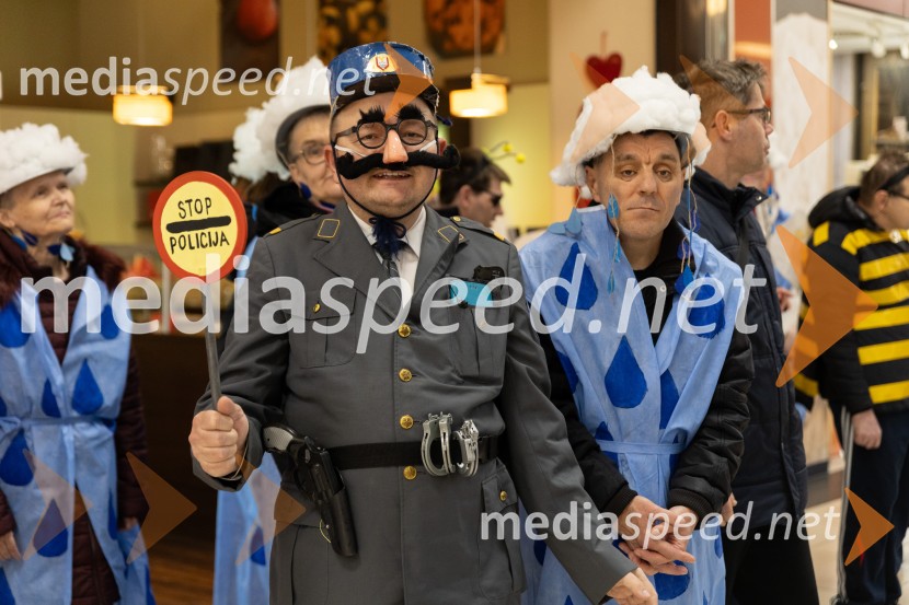 Zabava z navihano Doti in kurenti, Citycener Celje