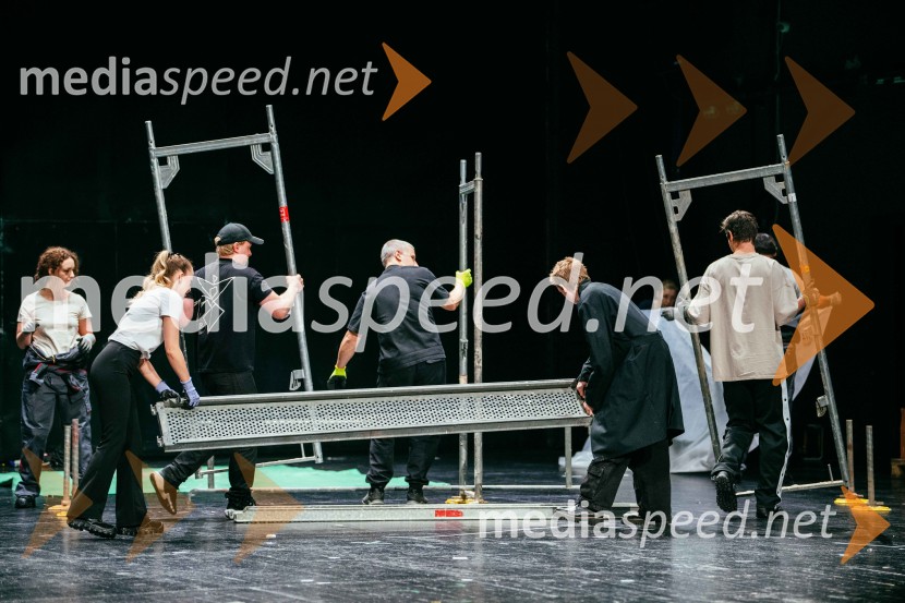 V potu mojega obraza,  krstna uprizoritev koreografskega eseja, SNG Nova Gorica