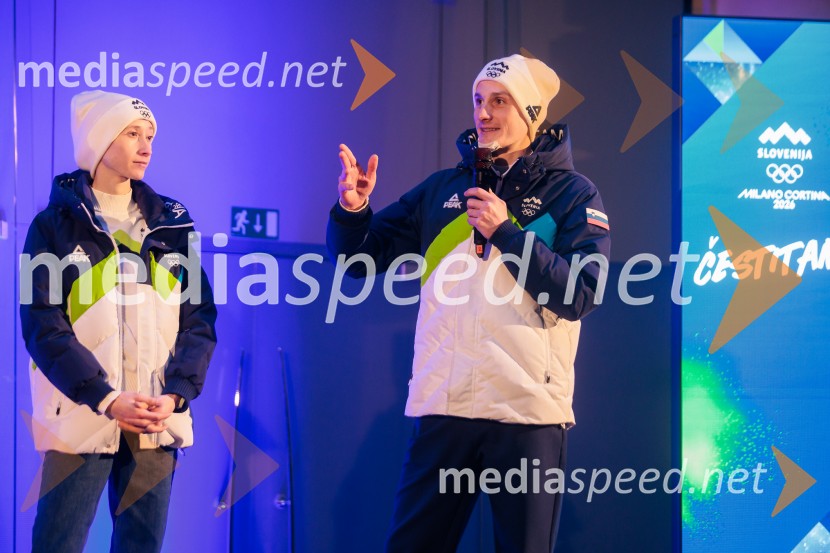 Sprejem olimpijske reprezentance Slovenije Milano Cortina 2026
