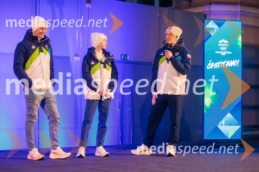 Sprejem olimpijske reprezentance Slovenije Milano Cortina 2026