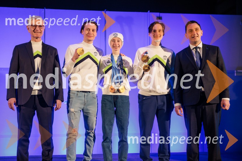 Sprejem olimpijske reprezentance Slovenije Milano Cortina 2026