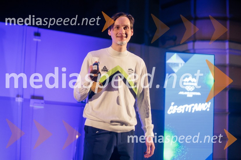 Sprejem olimpijske reprezentance Slovenije Milano Cortina 2026