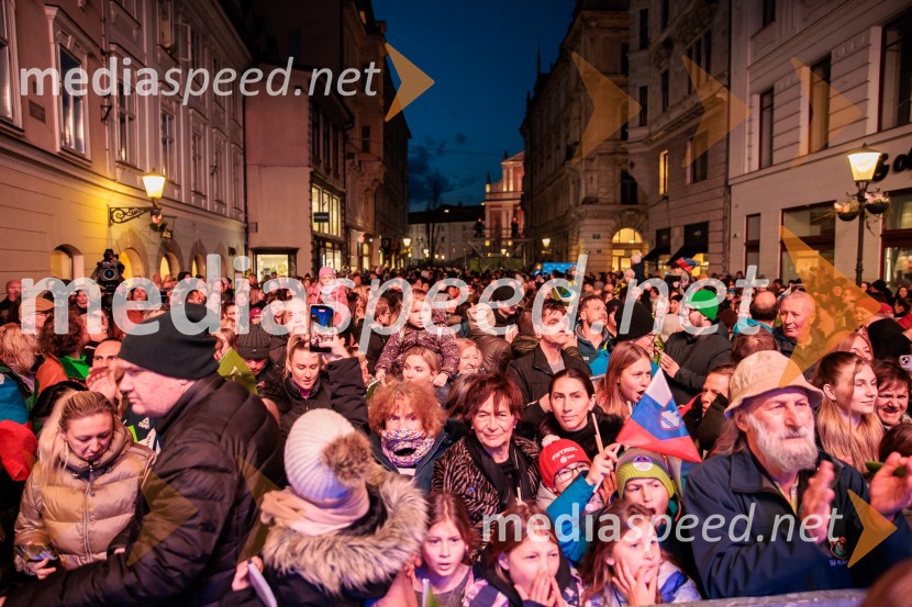 Sprejem olimpijske reprezentance Slovenije Milano Cortina 2026