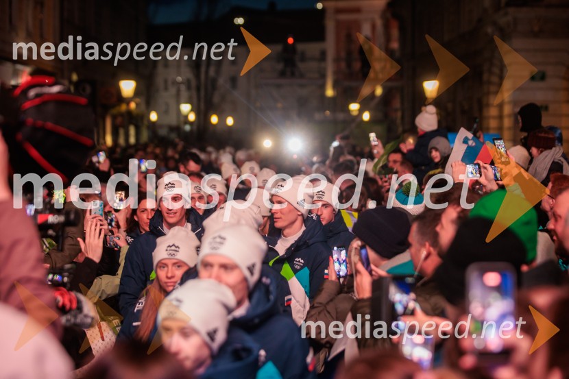 Sprejem olimpijske reprezentance Slovenije Milano Cortina 2026