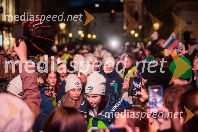 Sprejem olimpijske reprezentance Slovenije Milano Cortina 2026