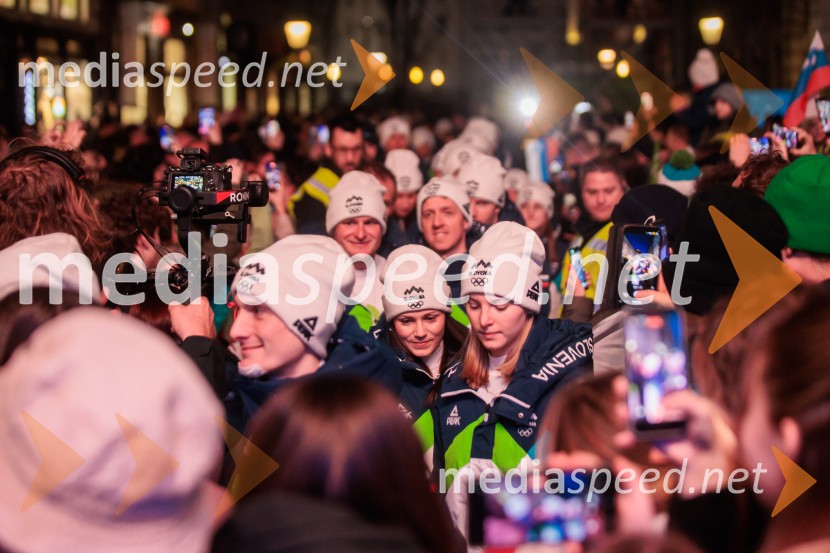 Sprejem olimpijske reprezentance Slovenije Milano Cortina 2026