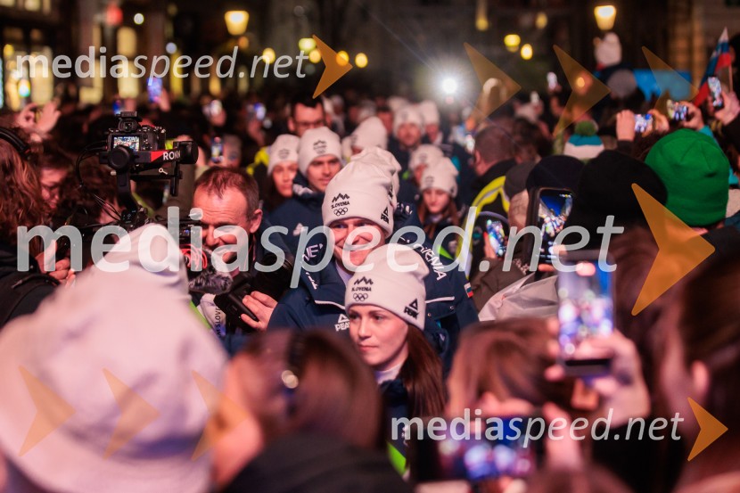Sprejem olimpijske reprezentance Slovenije Milano Cortina 2026
