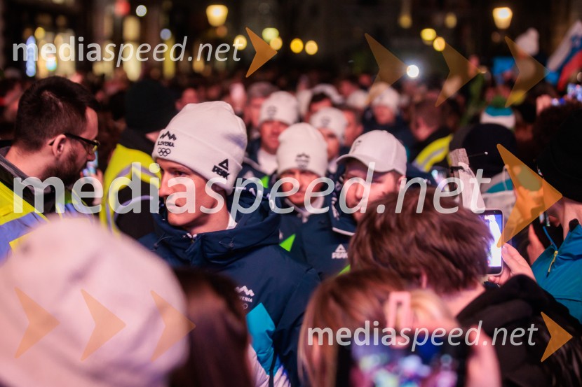 Sprejem olimpijske reprezentance Slovenije Milano Cortina 2026