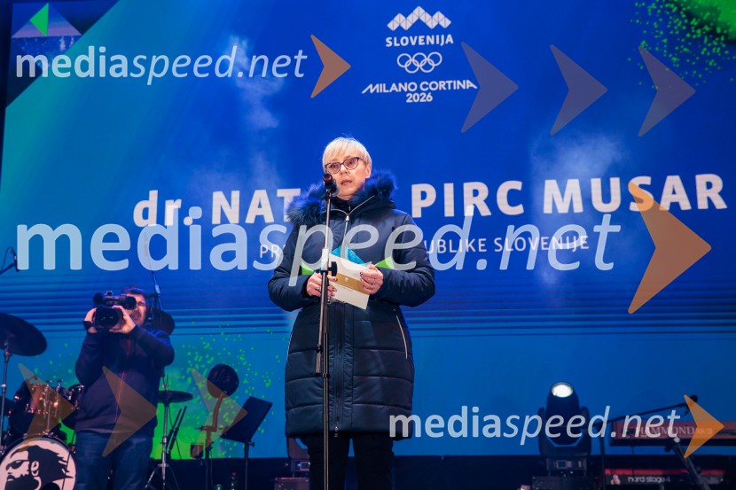 Sprejem olimpijske reprezentance Slovenije Milano Cortina 2026