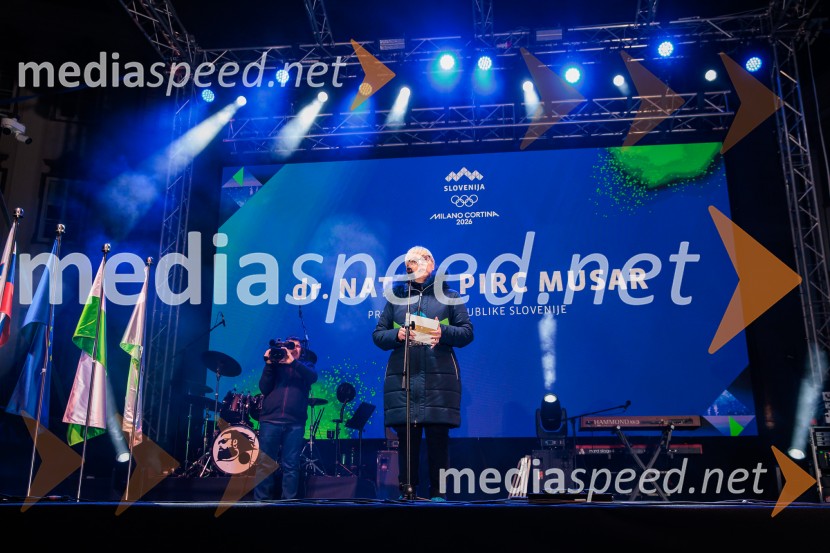 Sprejem olimpijske reprezentance Slovenije Milano Cortina 2026