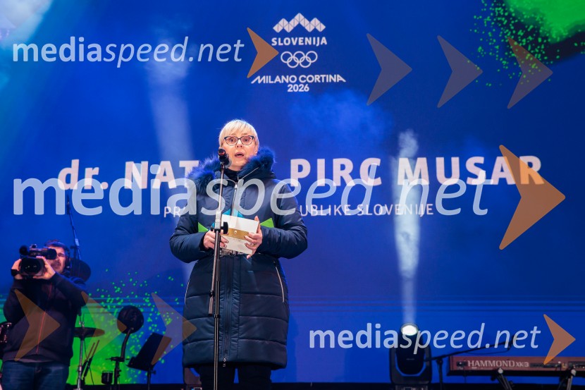 Sprejem olimpijske reprezentance Slovenije Milano Cortina 2026