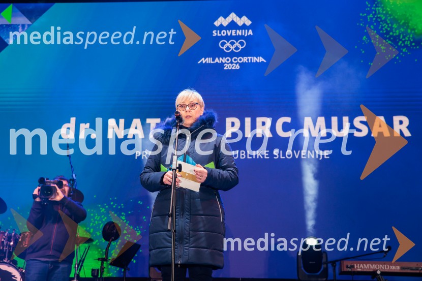 Sprejem olimpijske reprezentance Slovenije Milano Cortina 2026