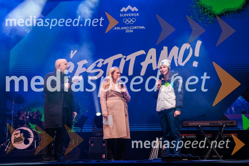 Sprejem olimpijske reprezentance Slovenije Milano Cortina 2026