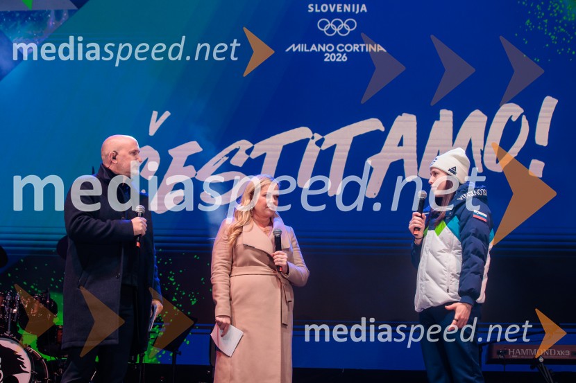Sprejem olimpijske reprezentance Slovenije Milano Cortina 2026