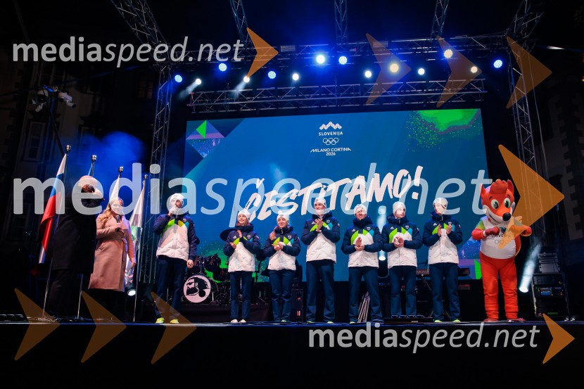 Sprejem olimpijske reprezentance Slovenije Milano Cortina 2026