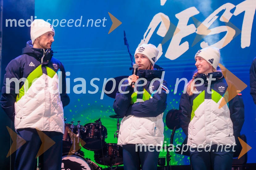 Sprejem olimpijske reprezentance Slovenije Milano Cortina 2026